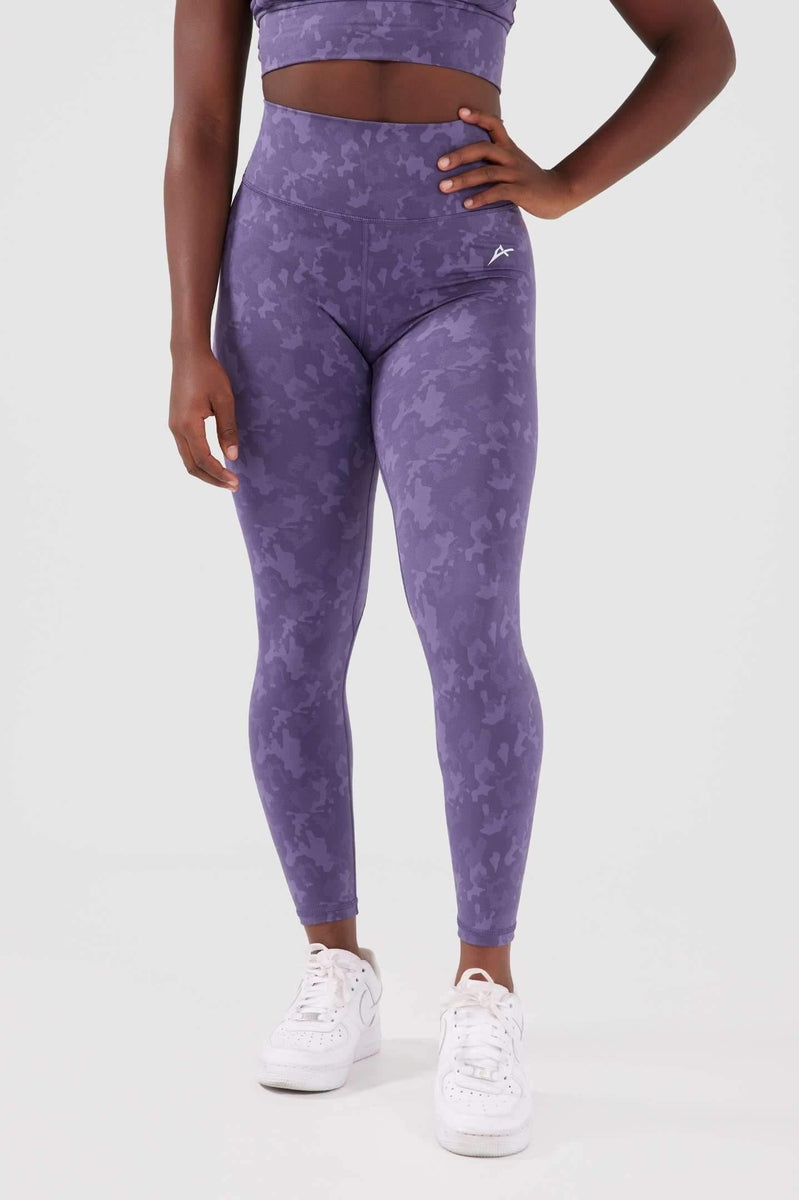 Legacy Scrunch Bum Leggings - Purple, Worldwide Shipping