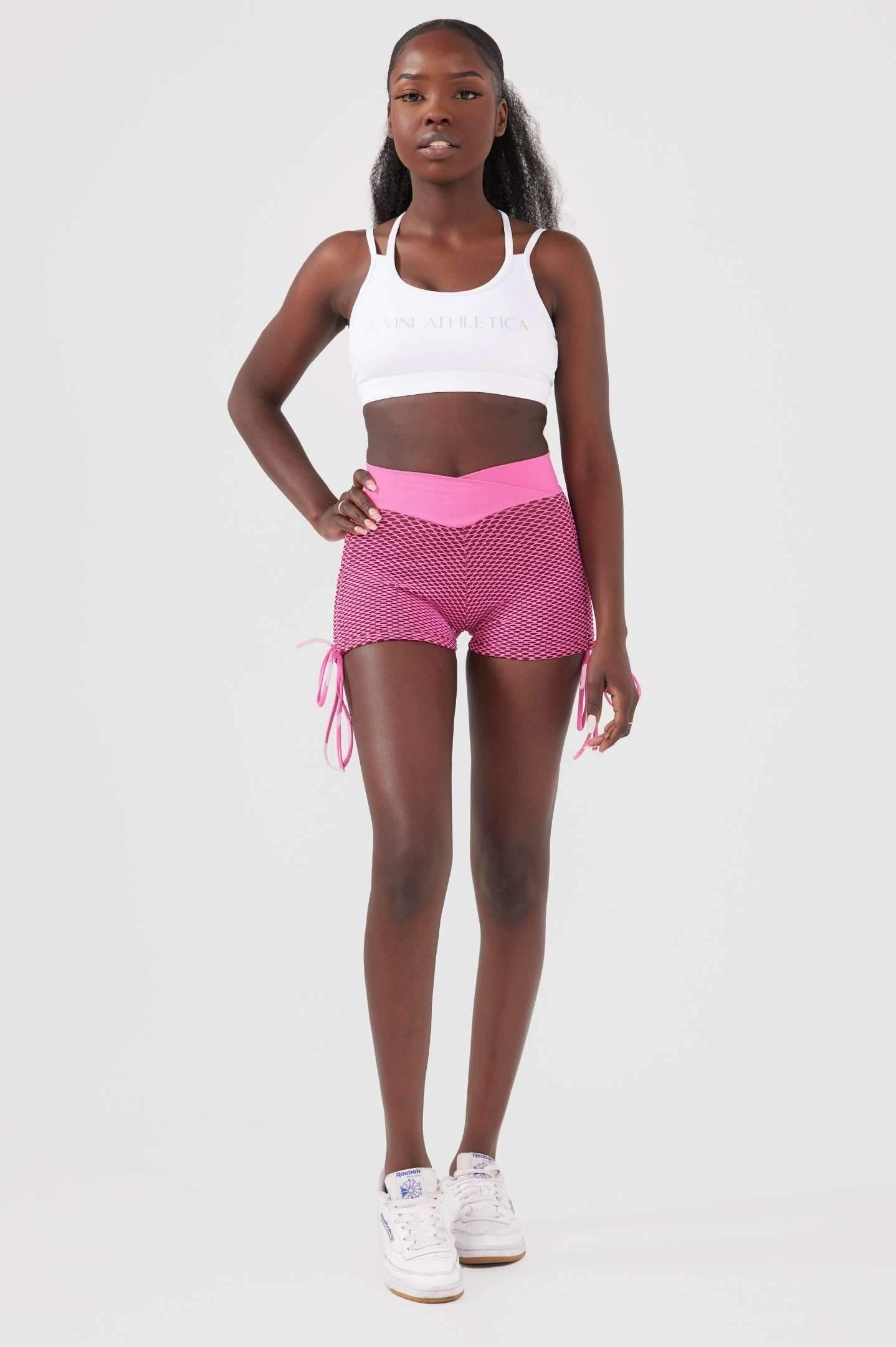 Luna Scrunch Bum Shorts - Pink